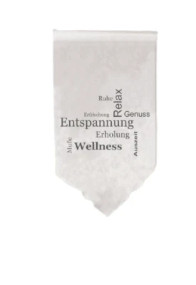 Fensterbehang Scheibengardine Bistrogardine Relax 40x80 o. 60/90x100 Wellness - Bild 1 von 4