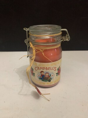 Vintage Campbell Tomato Soup Can Candle
