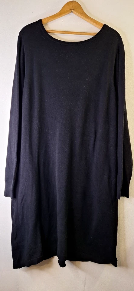 Vestido Suéter SUNDANCE Talla XL Bolsillos Minimalista Clásico Lagenlook Informal Maduro Foto 2 de 4