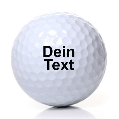 Golfbälle mit Gravur Wunschtext dein Text personalisiert 3 6 oder 10 Ball Wilson