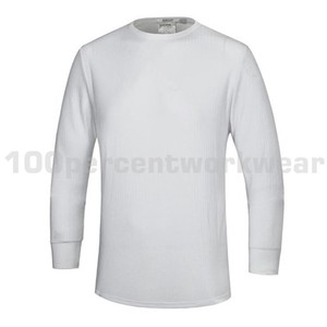 mens white long sleeve thermal top
