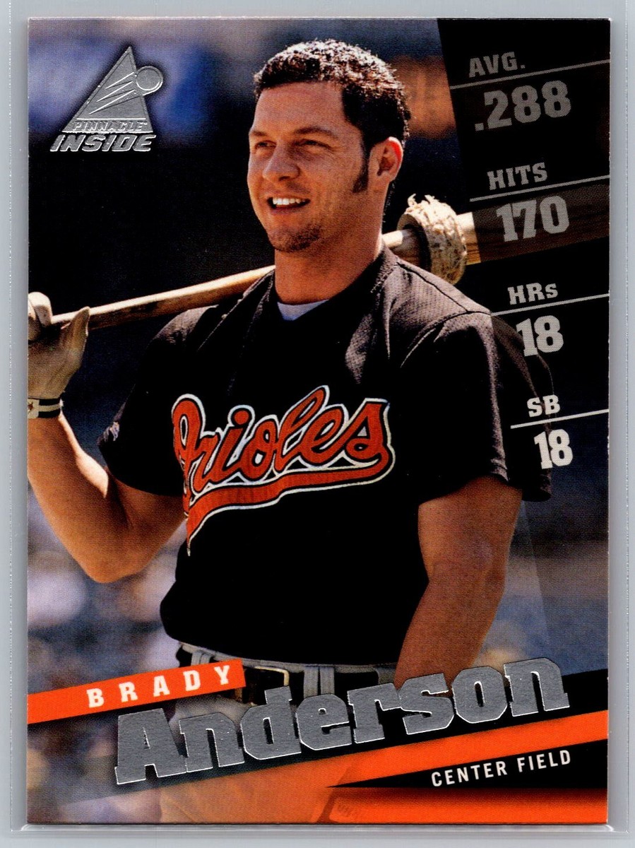 Brady Anderson 1998 Pinnacle Inside BASEBALL #82 Baltimore Orioles 
