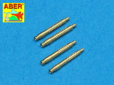MW22 ABER MODELS A48011 SET OF 4 BARREL TIPS FOR GERMAN 13 MM MG 131 AIRCR  for