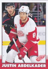 20/21 OPC..JUSTIN ABDELKADER..RETRO PARALLEL..# 347.RED WINGS