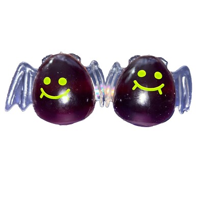 2 Purple Bat Squeeze Toy Venting Ball Anxiety Stress Relief Sensory Ball