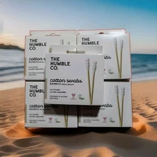 The Humble CO. 500 Cotton Swabs, Bamboo Spiral Design Eco-Friendly, Cruelty Free