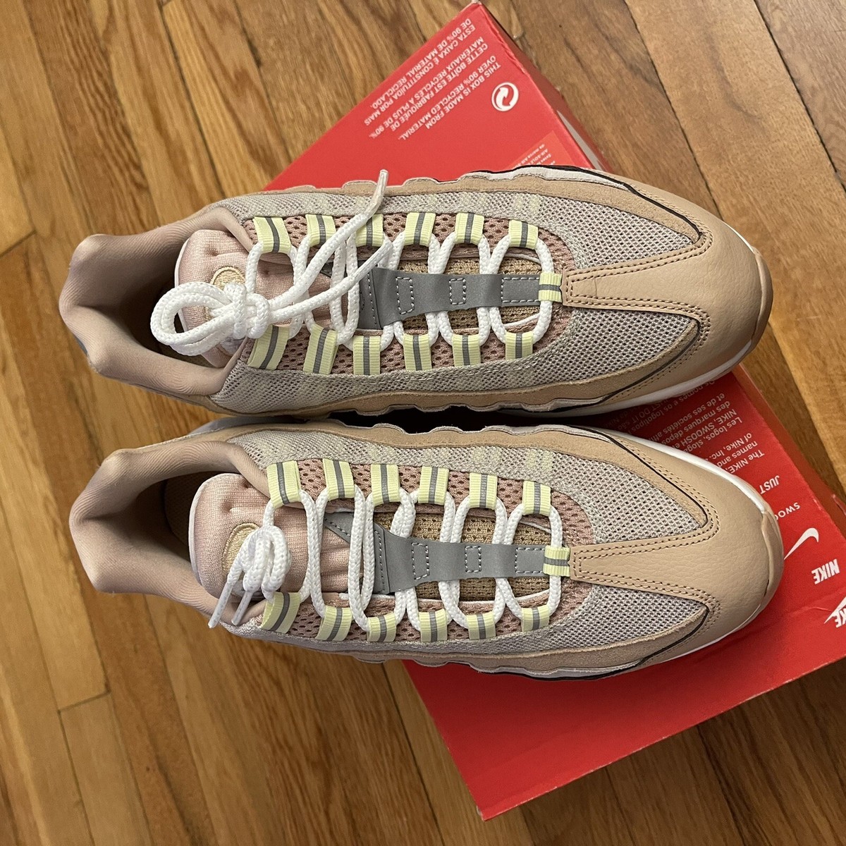 在庫文の必須!★AIR MAX 95 BIO BEIGE LUMINOUS GREEN★ 在庫文の必須!☆AIR MAX 95 BIO BEIGE LUMINOUS GREEN☆ (Nike