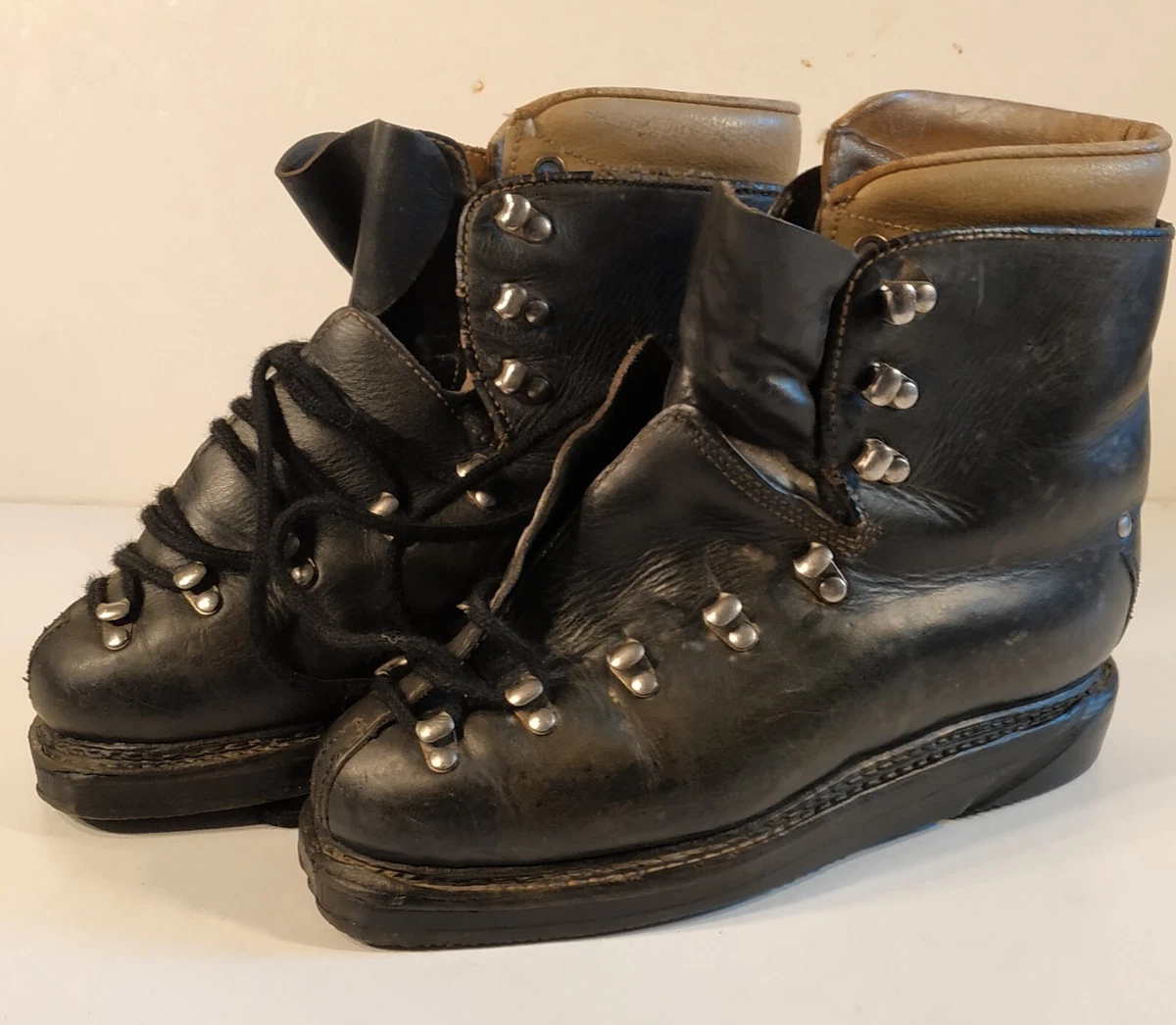 chaussures bottes montagne brodequin cuir trapper ski T 39 eBay