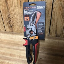 Fiskars Power Gear 18 Gauge Left Cut Aviation Snips Brand New