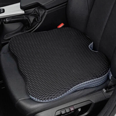 Universal Memory Foam Car Seat Cushion Driving Wedge Pad Booster Driver Pillow