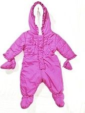 Tutone Neve Neonata bambina taglia 6 mesi fucsia usato ottime condizioni