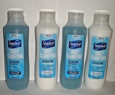 SUAVE ESSENTIALS CLARIFYING 2 CLEANSING SHAMPOO 2 HYDRATING CONDITIONER