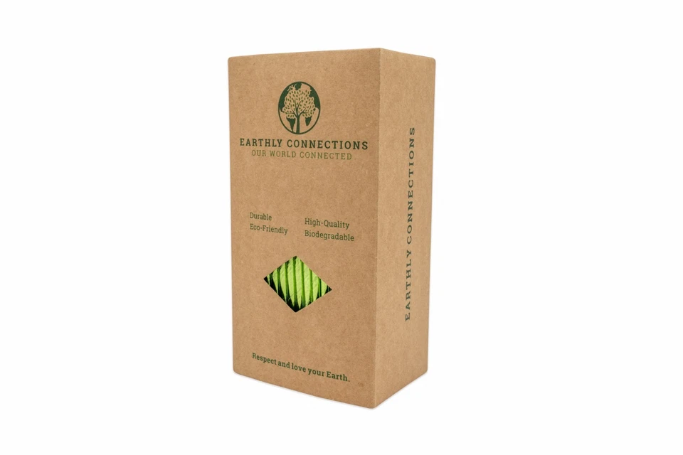 PACK DE 4 200 piezas sorbos aptos para el planeta: pajitas de papel metálicas, biodegradables y resistentes Foto 2 de 4