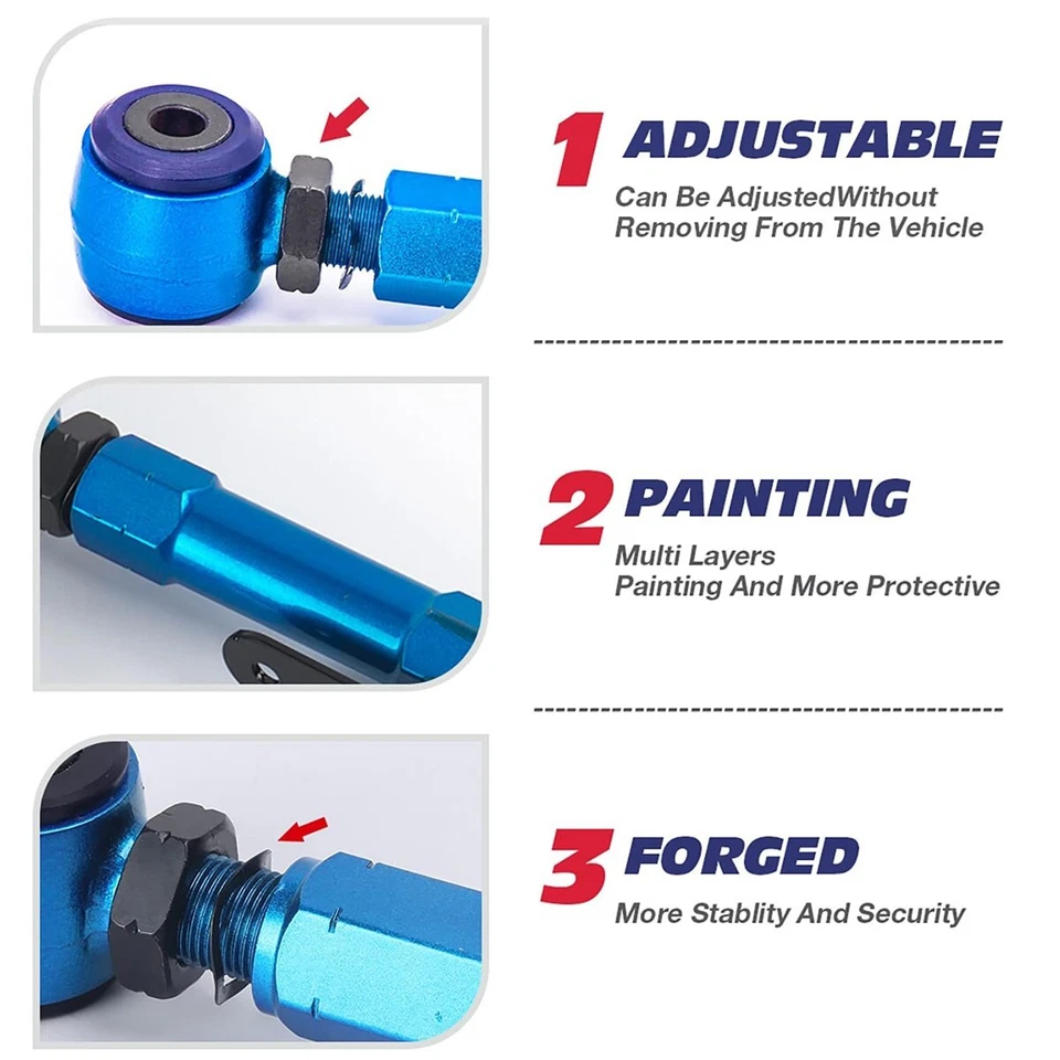 Brazos de inclinación traseros KSP 2 piezas para Honda CRV 2002-2006 2003-2011 Honda Element Foto 3 de 4