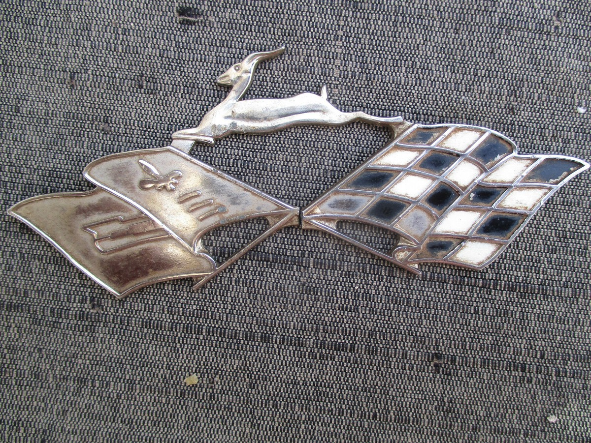 ORIGINAL VINTAGE 1950s-1960s CHEVROLET IMPALA EMBLEM BADGE LOGO