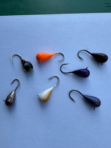 Tungsten Ice Fishing Jig Kit-25 Jigs with Waterproof Box-6MM Jigs WITH #8 HOOKS - Picture 7 of 8