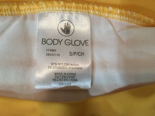 Body Glove womens Marlee High Waisted Bikini Bottoms size Small Striped Sundream - Picture 6 of 6