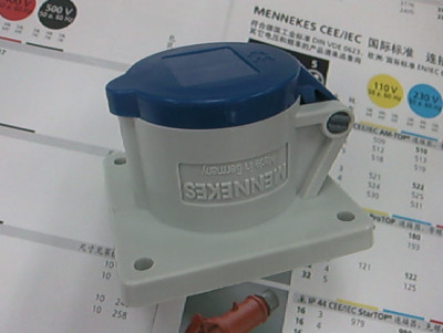 1PCS NEW MENNEKES TYP:1366 TYP1366 16A 3P 230V IP44 INDUSTRIAL PLUG FREE SHIP