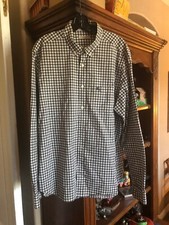 NWOT'S Burberry Brit Men's Classic Check Cotton Long Sleeve Shirt XL TT  
