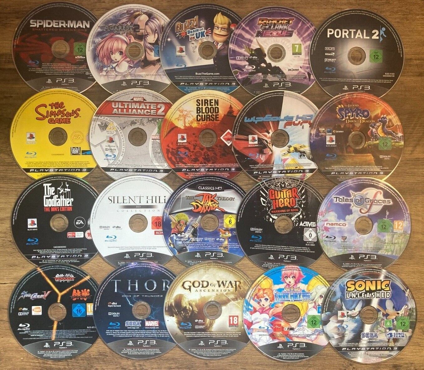 Sony PlayStation 3 PS3 Games - Disc Only - Large Selection - REGION FREE