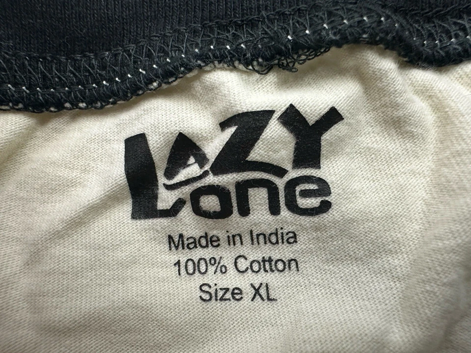 Camisa para mujer Lazy One a cuadros con logotipo de alce negra/beige para dormir 100 % algodón XL Foto 4 de 4