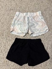 Old Navy Girls Dolphin Hem Active Run Shorts L 10/12 Lot of 2