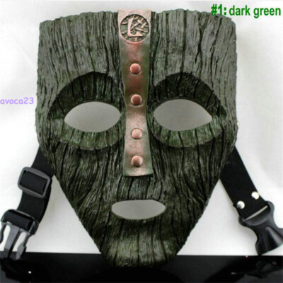 Movie Jim Carey 'The Mask' Loki Resin Full Face Mask Helmet Halloween Party Prop