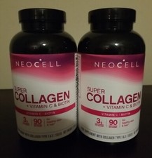 EXP 8/24 Lot Of 2 Neocell Super  Collagen + V...