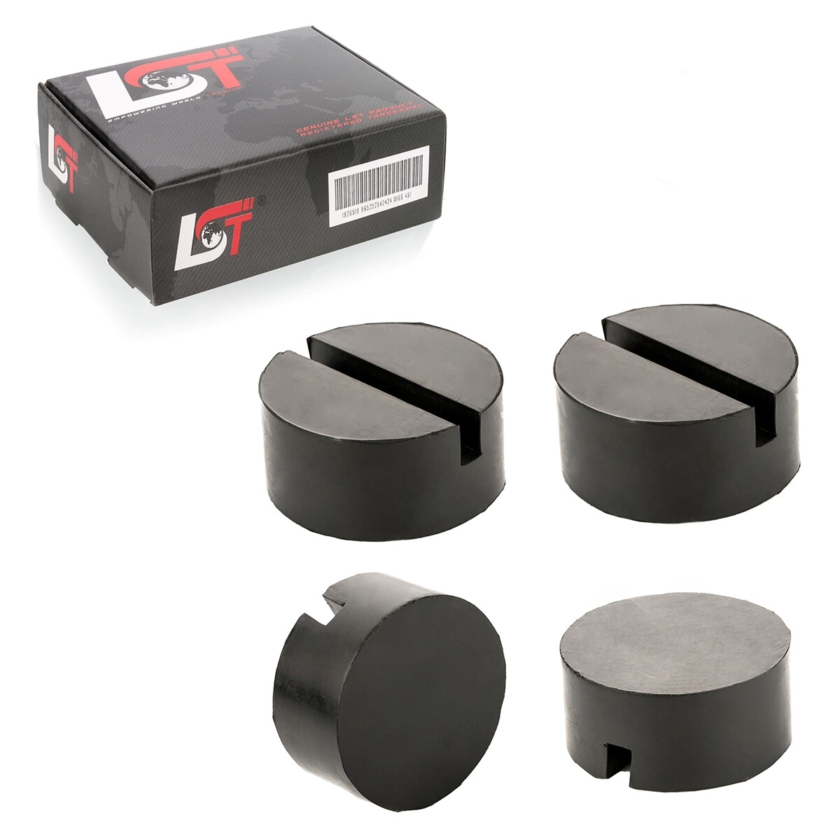 4x Jacking Point Rubber Block 75x35 mm Round Rubber Pad for LAND ROVER