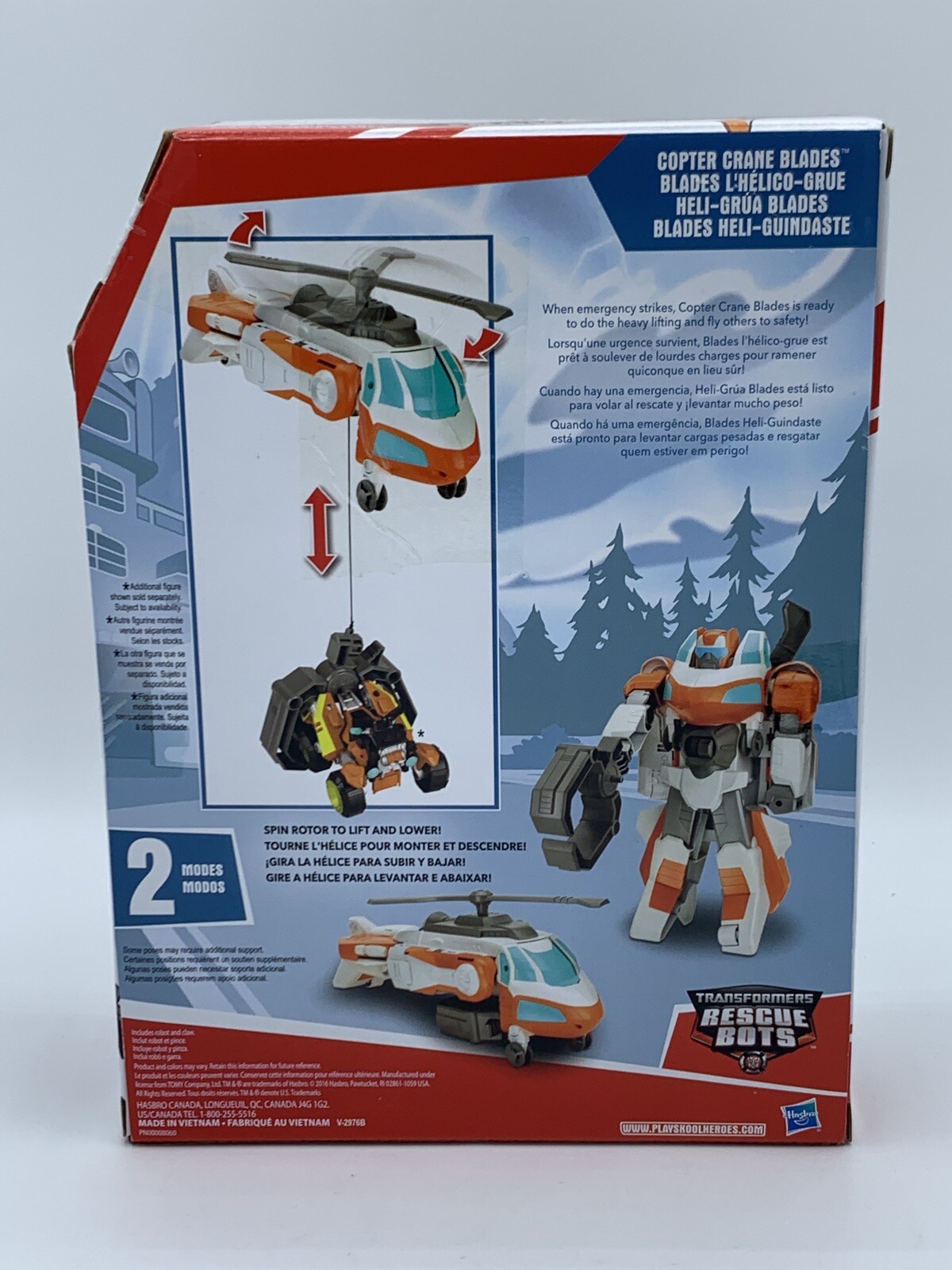 playskool heroes transformers rescue bots copter crane blades
