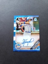 SHERVYEN NEWTON 2019 BOWMAN CHROME 1ST /150 BLUE REFRACTOR AUTO RC SP CPA SN