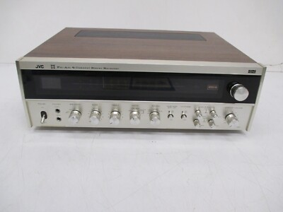 Vtg JVC Model 4VR-5426X AM FM 4-Channel Stereo Receiver W/ Booklet