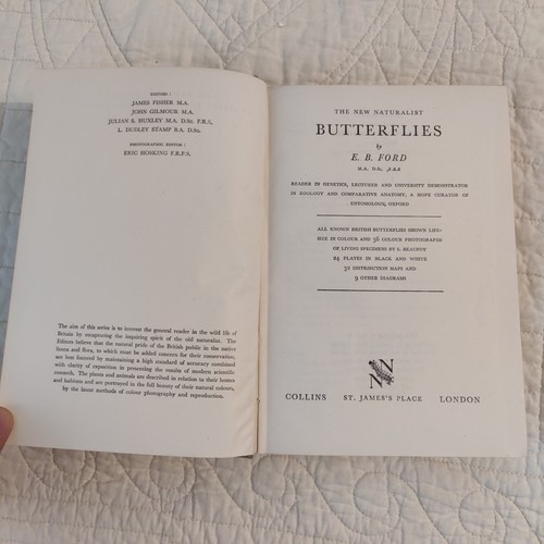 Butterflies The New Naturalist No 1 E.B. Ford Rare 1946 Vtg 2nd print Entomology - Foto 5 di 24