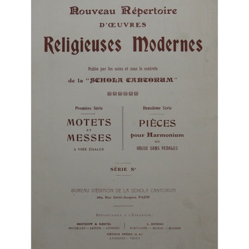 Boyer Louis Ave Maria Duo E Coro Canta 1913