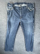 Carhartt FR Jeans Mens 42x32 Blue Flame Resistant Relaxed Fit Pockets See Photos