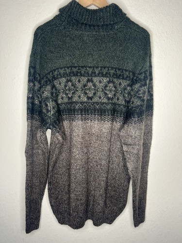 Maglione Tricots San Raffaello Uomo XLT 1/4 Zip Pullover Maglia Grigio Manica Lunga - Foto 4 di 10