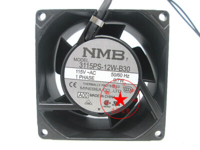 NMB 3115PS-12W-B30 115V 9/7W 8CM cooling fan