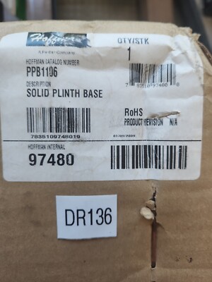   *IN BOX* HOFFMAN PP1106 Solid Plinth Base |   SHIP+WARRANTY 