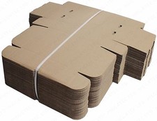 SHIPPING STORAGE BOXES POSTAL MAILING GIFT PACKET SMALL PARCEL NATURAL CARDBOARD