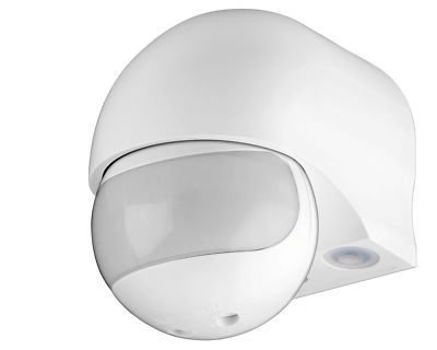 Infrarot Aufputz Bewegungsmelder slim variabler Sensor LED 180° IP44 1-1200 W