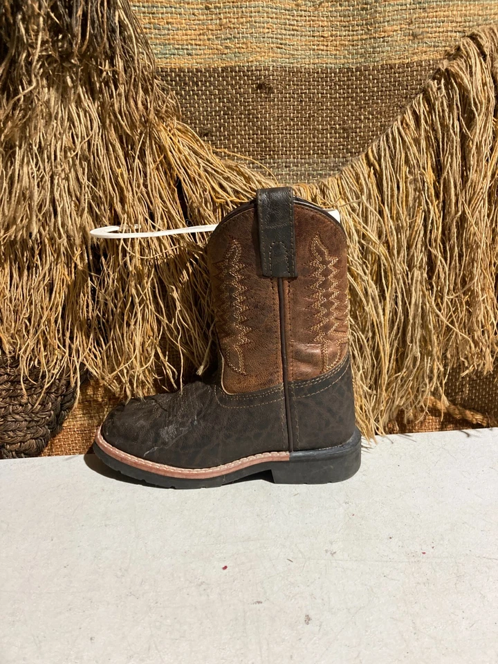 BOTAS VAQUERAS OCCIDENTALES DAN POST DPC-2945 NIÑOS MULTICOLOR CUERO MARRÓN 11D Foto 2 de 4