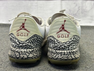 Nike Air Jordan ADG Spikeless Golf Shoes Cement White AR7995