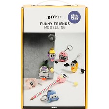 Funny Friends Silk Clay, Small, Size 30x18x5cm, 1 Set