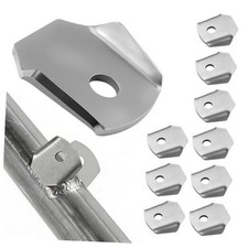 Trick Tab, Weld Tabs with a 3/8" hole, 0.12" thick, 1.79" 10 Pcs 3/8" Hole