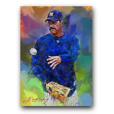 Ron Guidry #12 Art Card Limited 20/50 Edward Vela Signed (New York Yankees)