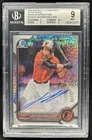 2022 Bowman Draft Jackson Holliday Chrome Auto Sparkle Refractor 1st #/71 BGS 9
