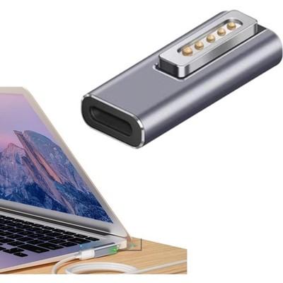 USB C Magnet Adapter MacBook Pro Air Ladekabel Konverter Magsafe 2 100W