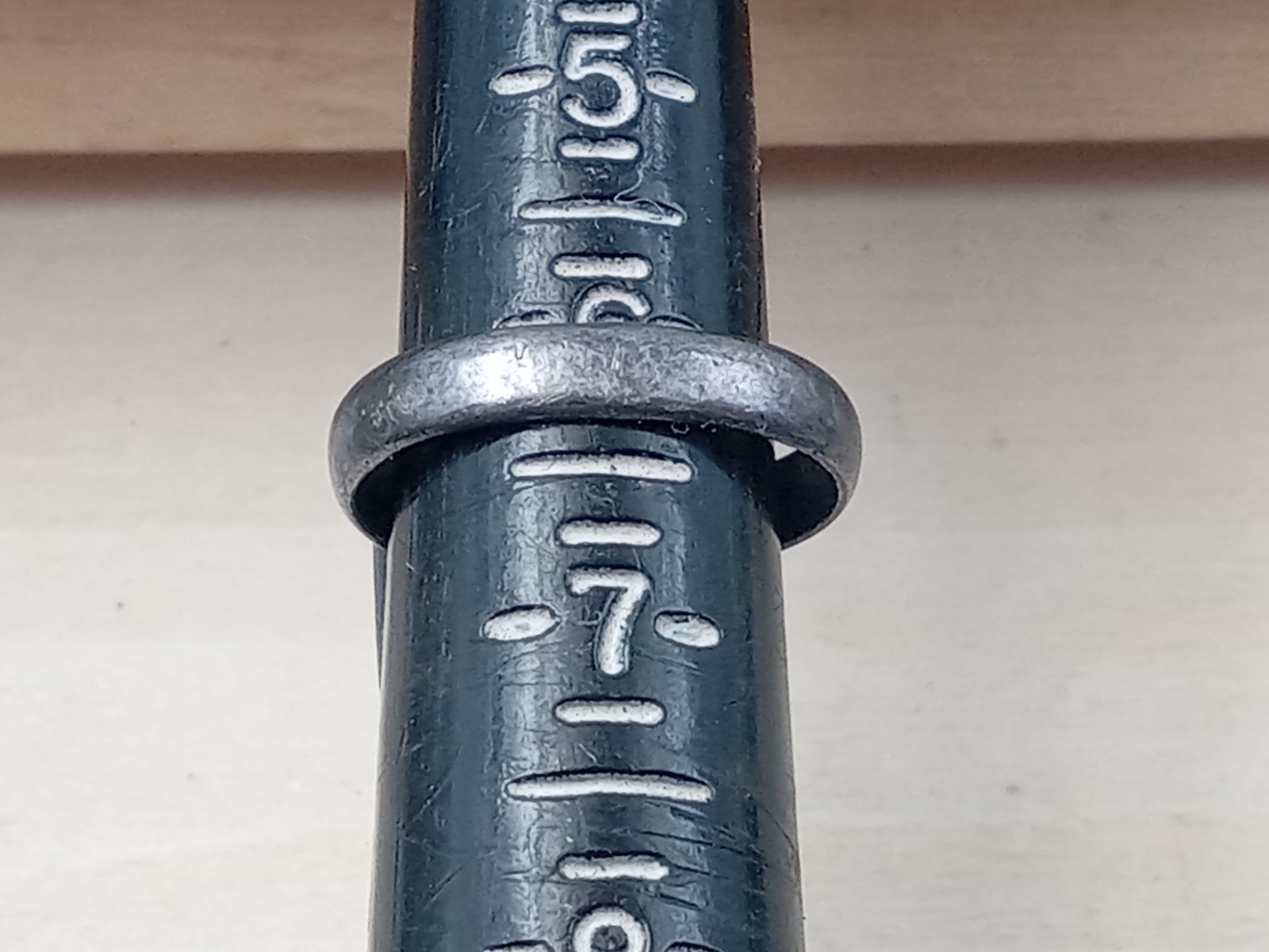 Sterling Silver Ring w. Rectangular Cabochon Tige… - image 10