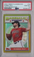 Robbie Ray 2020 Topps Finest Flashbacks PSA 10 Gold Refractor Card /50