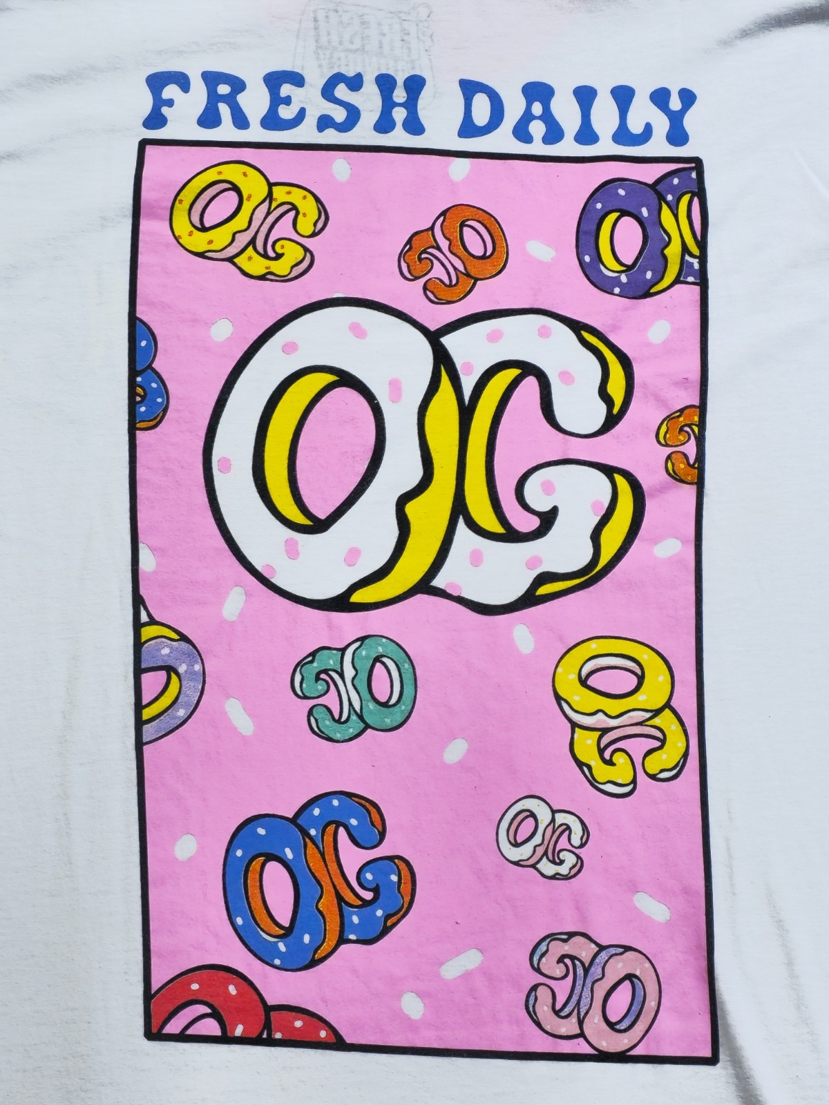 Fresh Laundry Donut OG Hooded T‑Shirt Men’s Size L